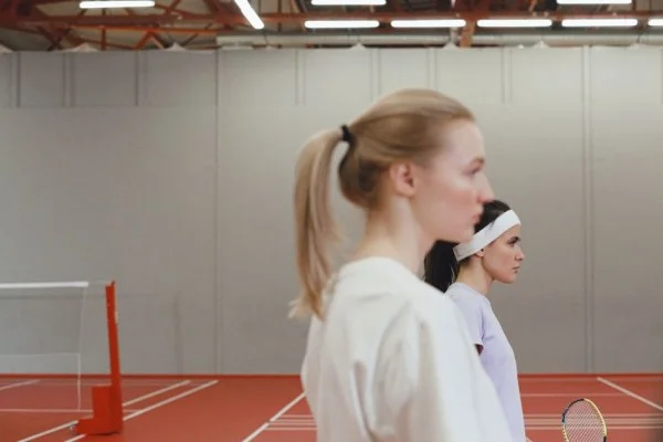 women's table tennis match